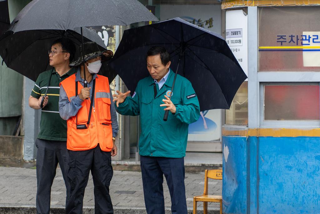 소낙성 강우 대비 주요 시설 긴급 점검 실시